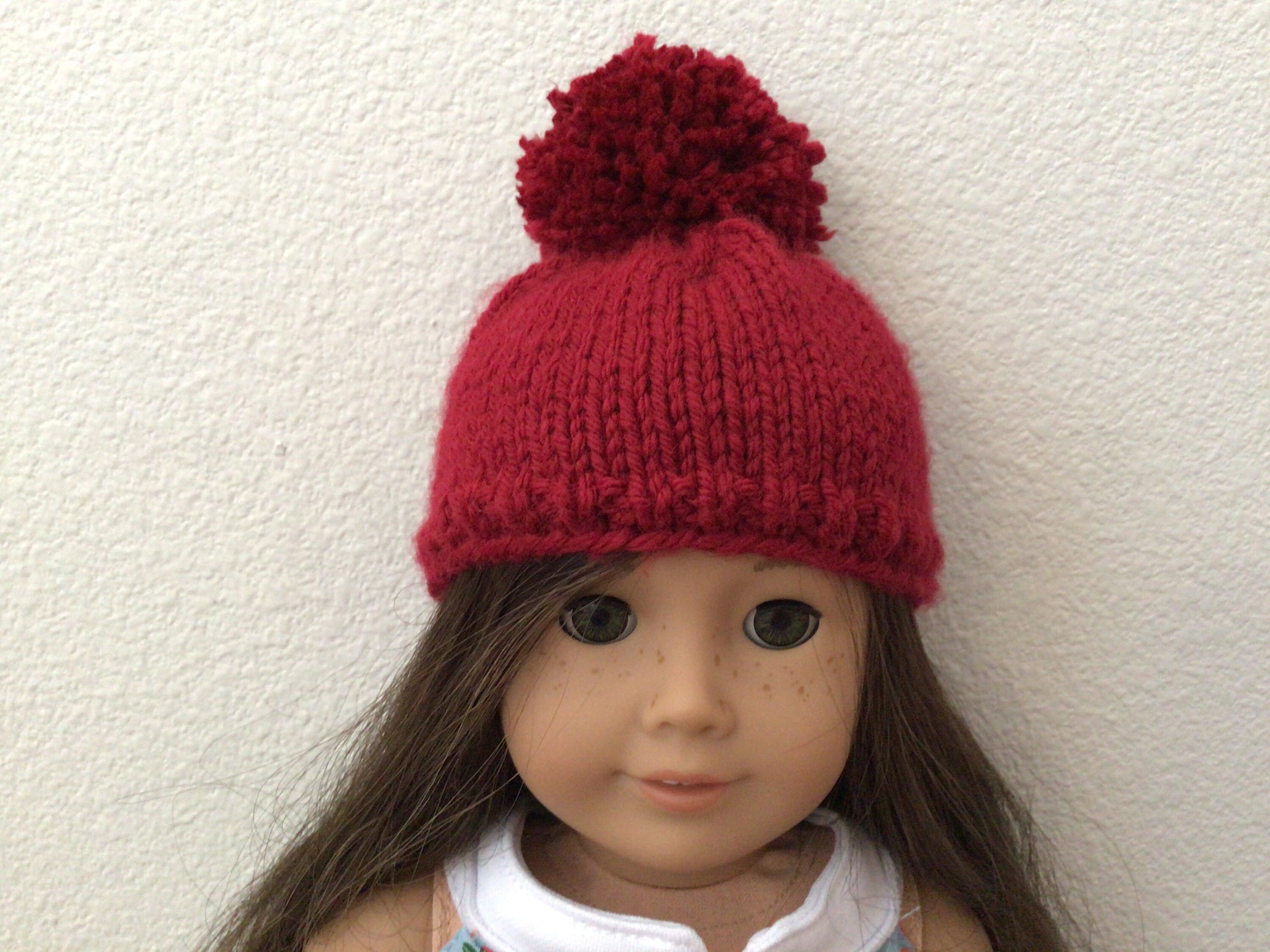 HAND KNITTED American Girl Doll Beanie/ Doll Hat/ American Etsy