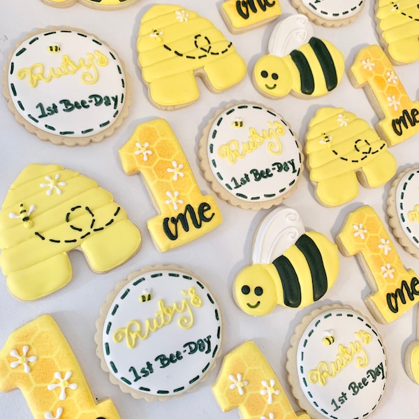 Bee Cookies Etsy
