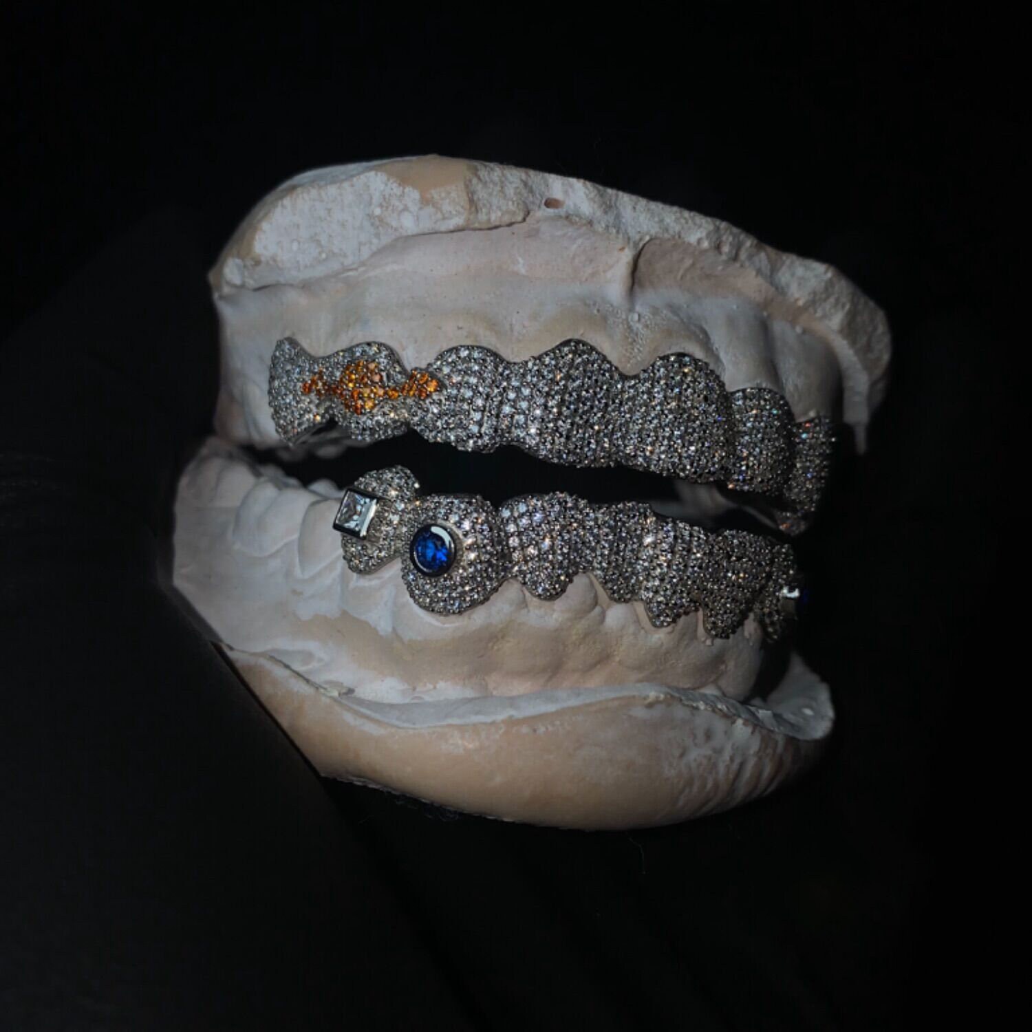 925 Sterling Silver Custom Grillz Personalized Vvs/vvs1 Etsy