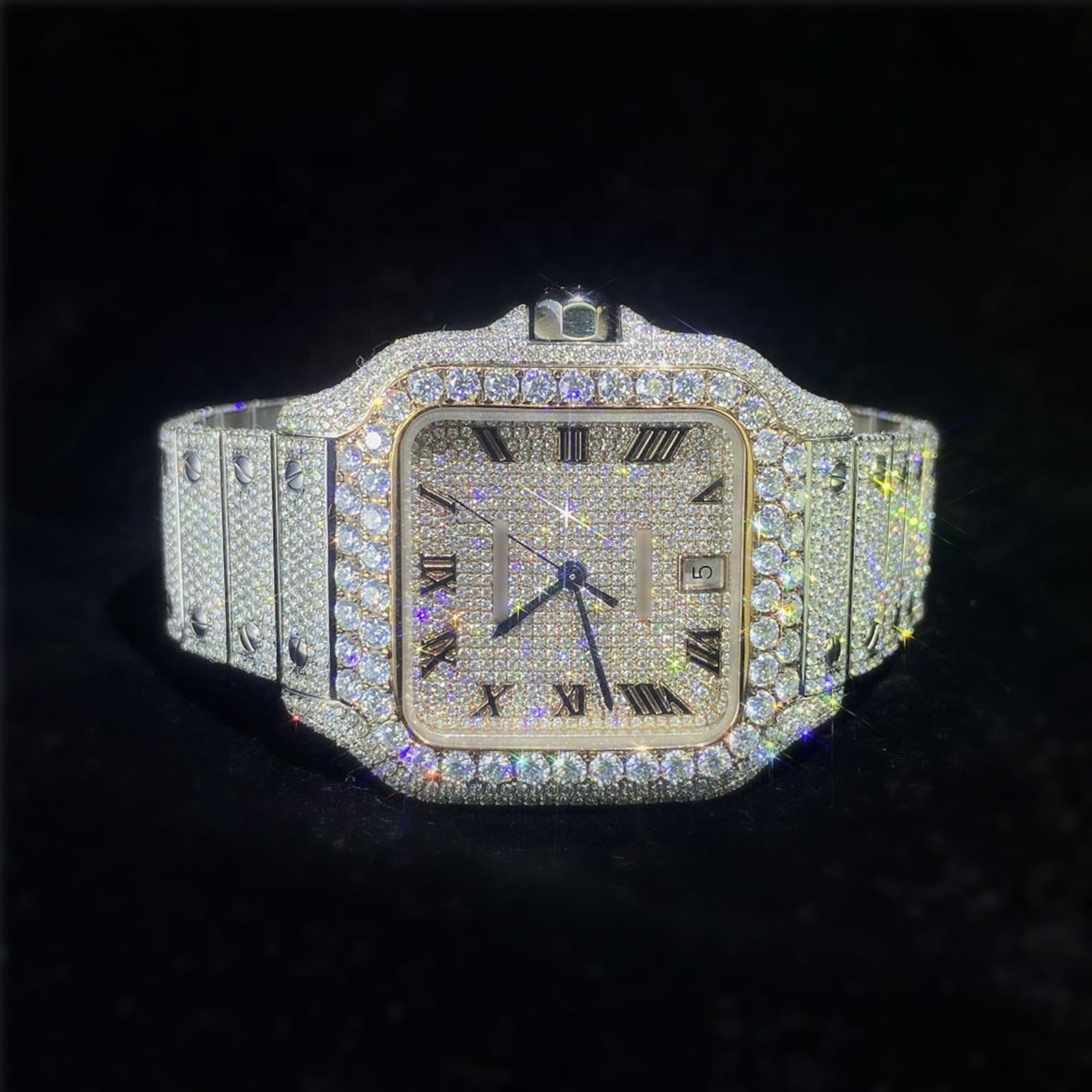 Luxury Design Customized Buss Down Iced Out Lab Diamonds - Etsy