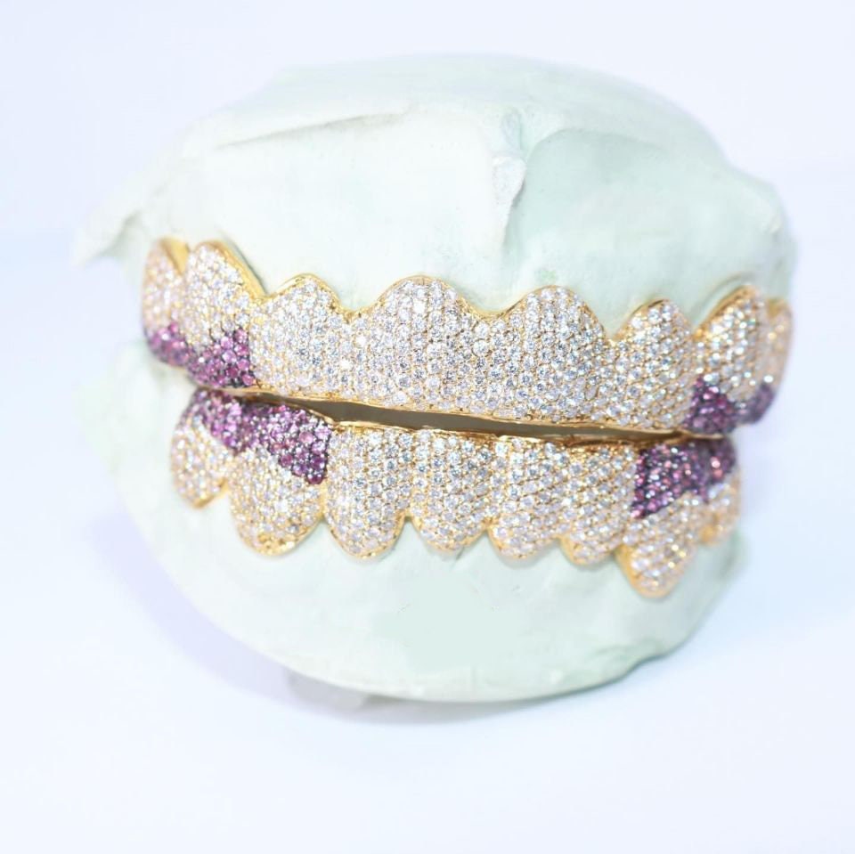 925 Sterling Silver Custom Grillz Personalized Vvs/vvs1 Etsy