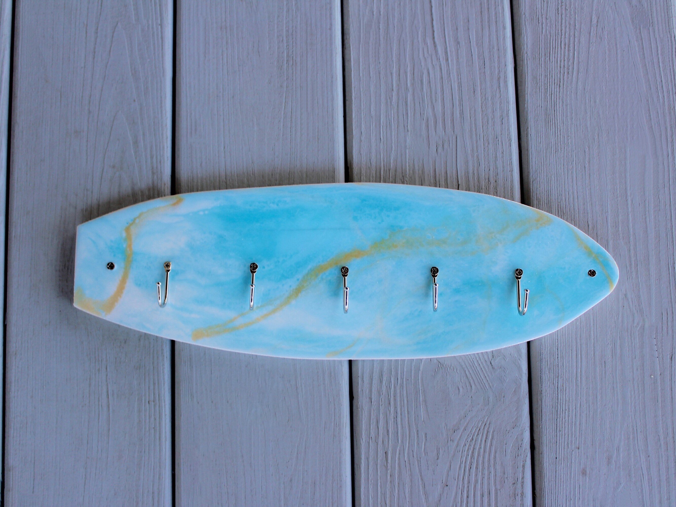 The Original SEAPOXY Surfboard Key Holder/Key Rack Etsy