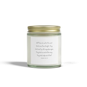 Scented Candle Set | Coconut Apricot Wax | Relaxing Home Decor, Gift for Her, Self-Care, Inspirational Gift, Aromatherapy