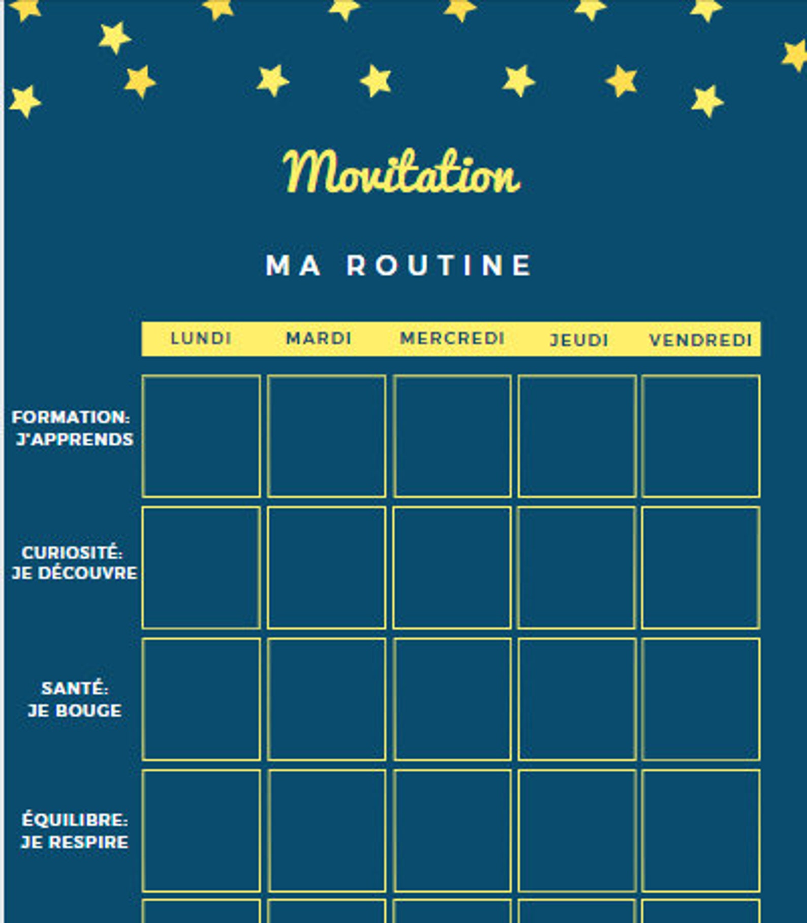Affiche calendrier de motivation Équilibre vie personnelle - Etsy España Affiche calendrier de motivation Équilibre vie personnelle - Etsy España