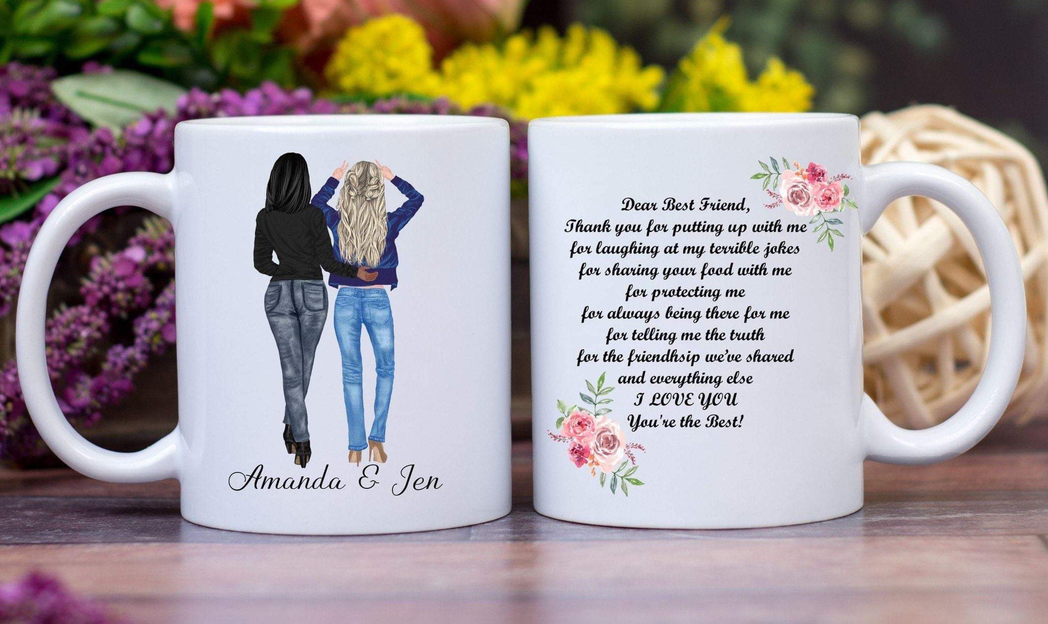 Personalized Mug for Best Friend Custom Best Friend Mug Etsy Australia
