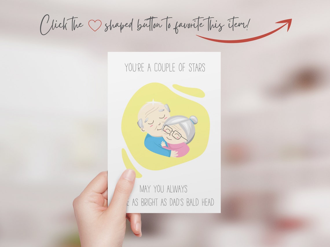 Printable Anniversary Card Funny Card for Parents with Free | Etsy