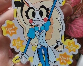 Hazbin In Wonderland Charlie Cute Adorable Kawaii Key Chain