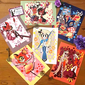Hazbin In Wonderland Cute Adorable Kawaii Art Prints