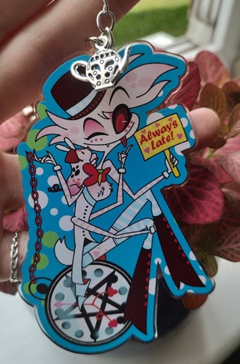 HAZBIN HOTEL エンジェルダスト アクリルキーチェーン ハズビンホテル Angel Dust アクリルキーチェーン キーホルダー