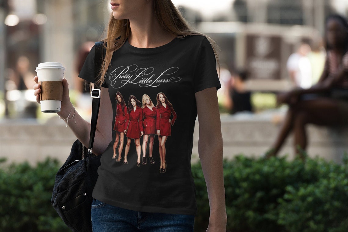 Pretty Little Liars TV Show Black Tshirt PLL A Unisex Etsy