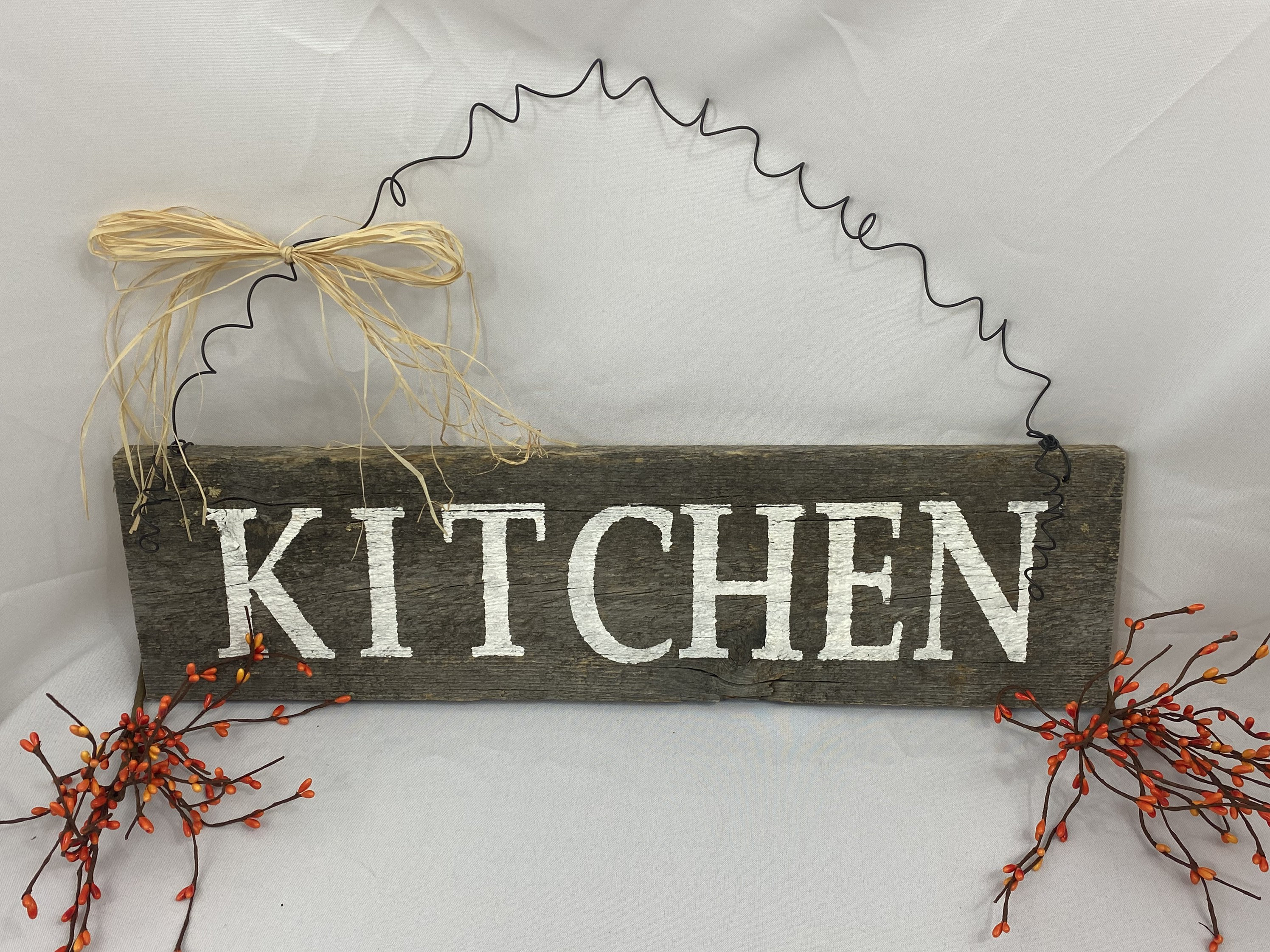 Rustic Barnwood Kitchen Sign, Farmhouse Kitchen Barnwood Sign ...