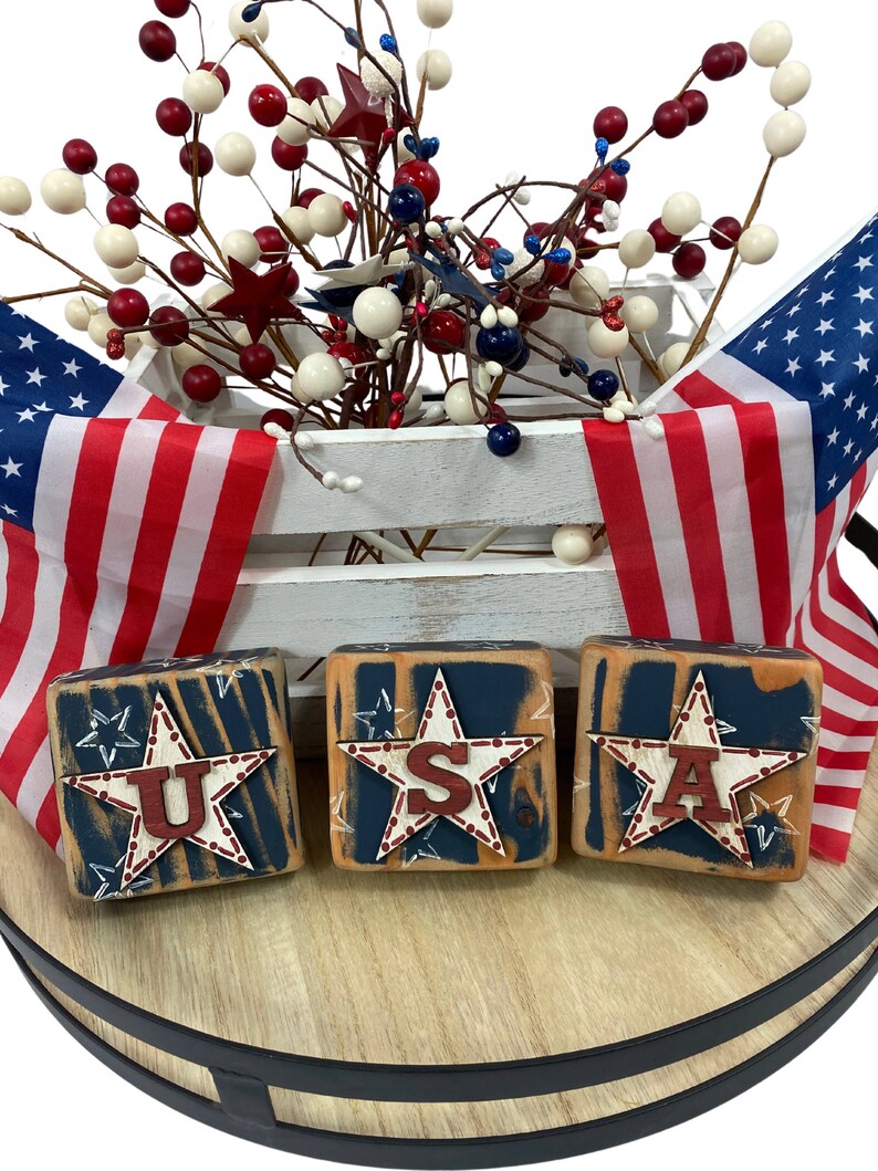 primitive 4th july decorations