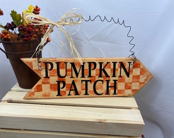 Decoración de letrero de calabaza, decoración de otoño de madera, decoración navideña de otoño, decoración primitiva de otoño, decoración de festivales de otoño, decoración rústica de Acción de Gracias, letrero de otoño