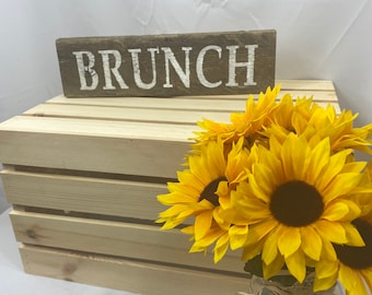 Barnwood Brunch Sign, Distressed Cafe Sign, Rustic Diner Sign, Farmhouse Bed And Breskfast Decor, Country Coffee Shop Decor, Restaurant Sign