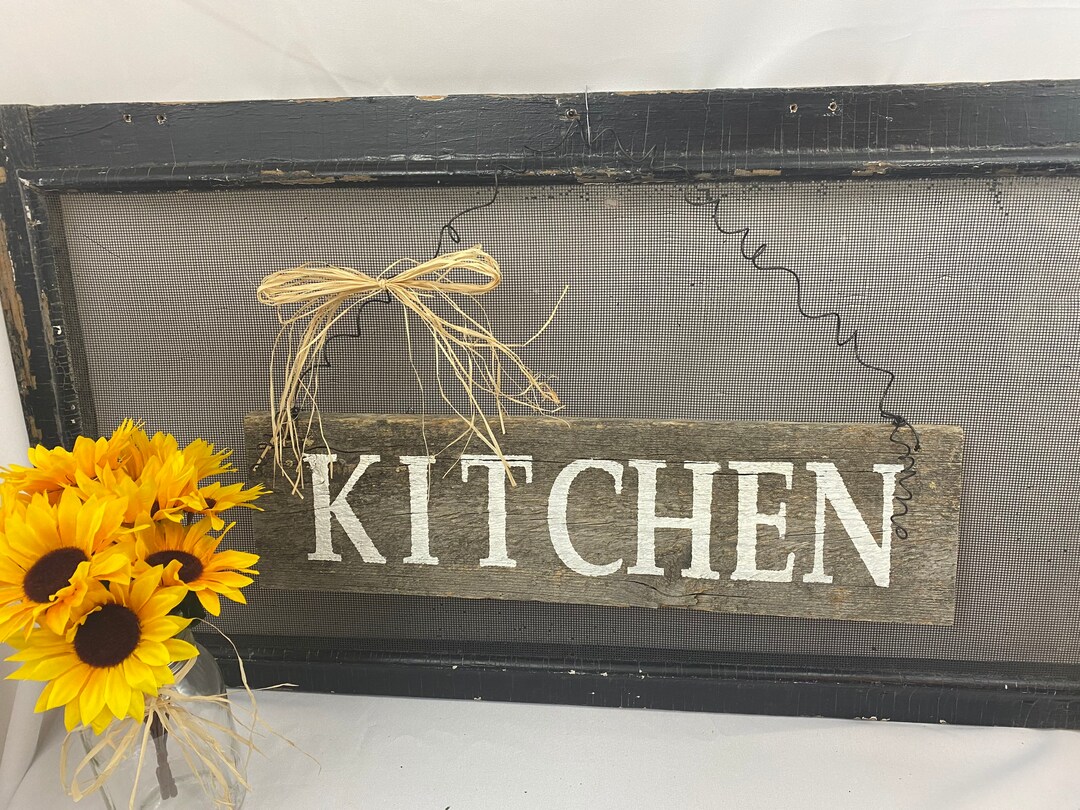 Wood Sign for Kitchen,vintage Kitchen Decor,rustic Barnwood Sign ...