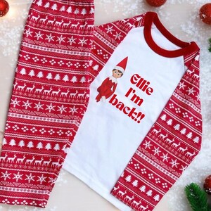 Elf on the shelf pyjamas hotsell