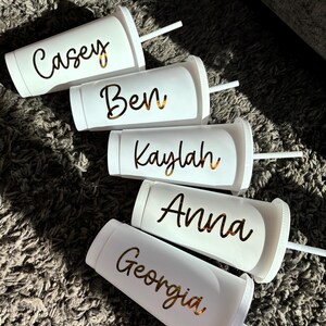 Personalised Cold Cups – Custom Name Tumblers for Bridesmaids, Hen Parties & Wedding Favors