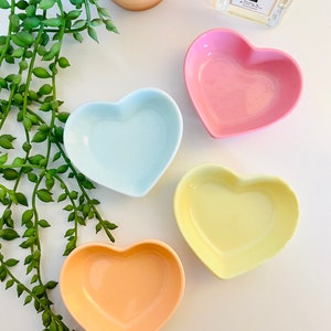 Pastel Heart Ring Dish