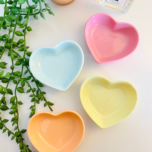 Pastel Heart Ring Dish