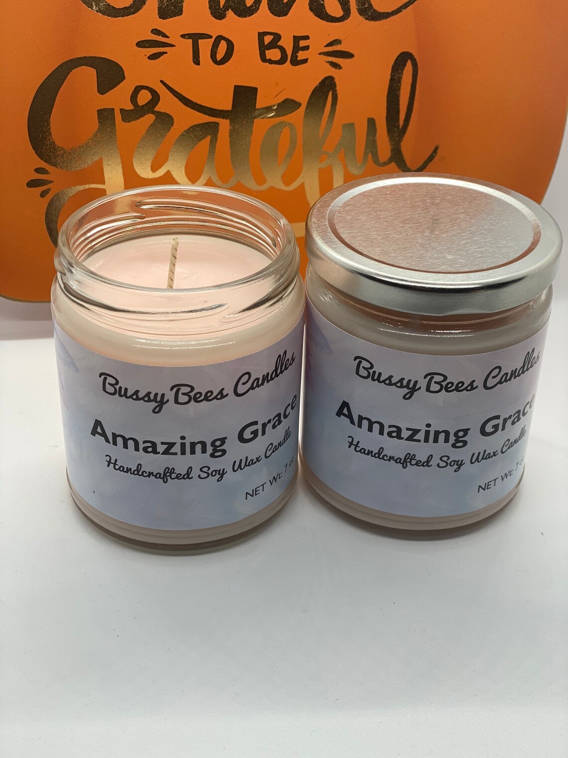 AMAZING GRACE Scented Candle/ Soy Wax Candle/ Homemade Candle/ Etsy