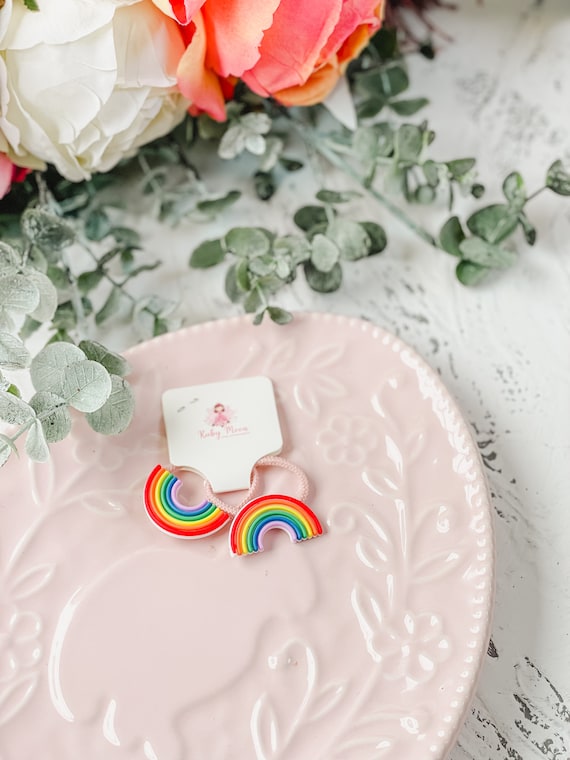 20 Bunte Haargummis Für Mädchen - Früchte, Blumen & Cartoon Motive Elastisch