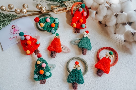 Baby girl christmas hair accessories discount