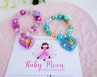 Disney princess bracelet, Elsa bracelet, Frozen party favor, princess party  favor birthday party bags for toddler girl, Frozen birthday gift