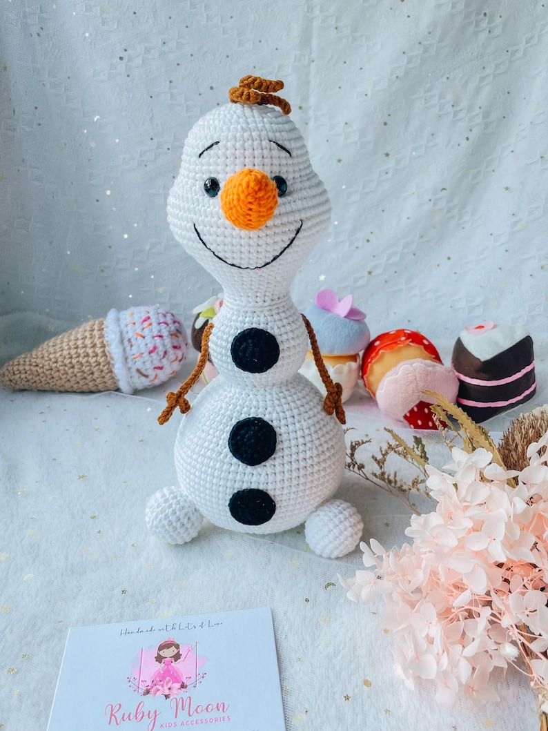 Large Crochet Princess Dolls: Frozen Inspired Nursery Decor, Big Sis and Little Sis image 12