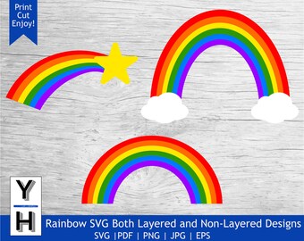 Download Rainbow Svg Etsy