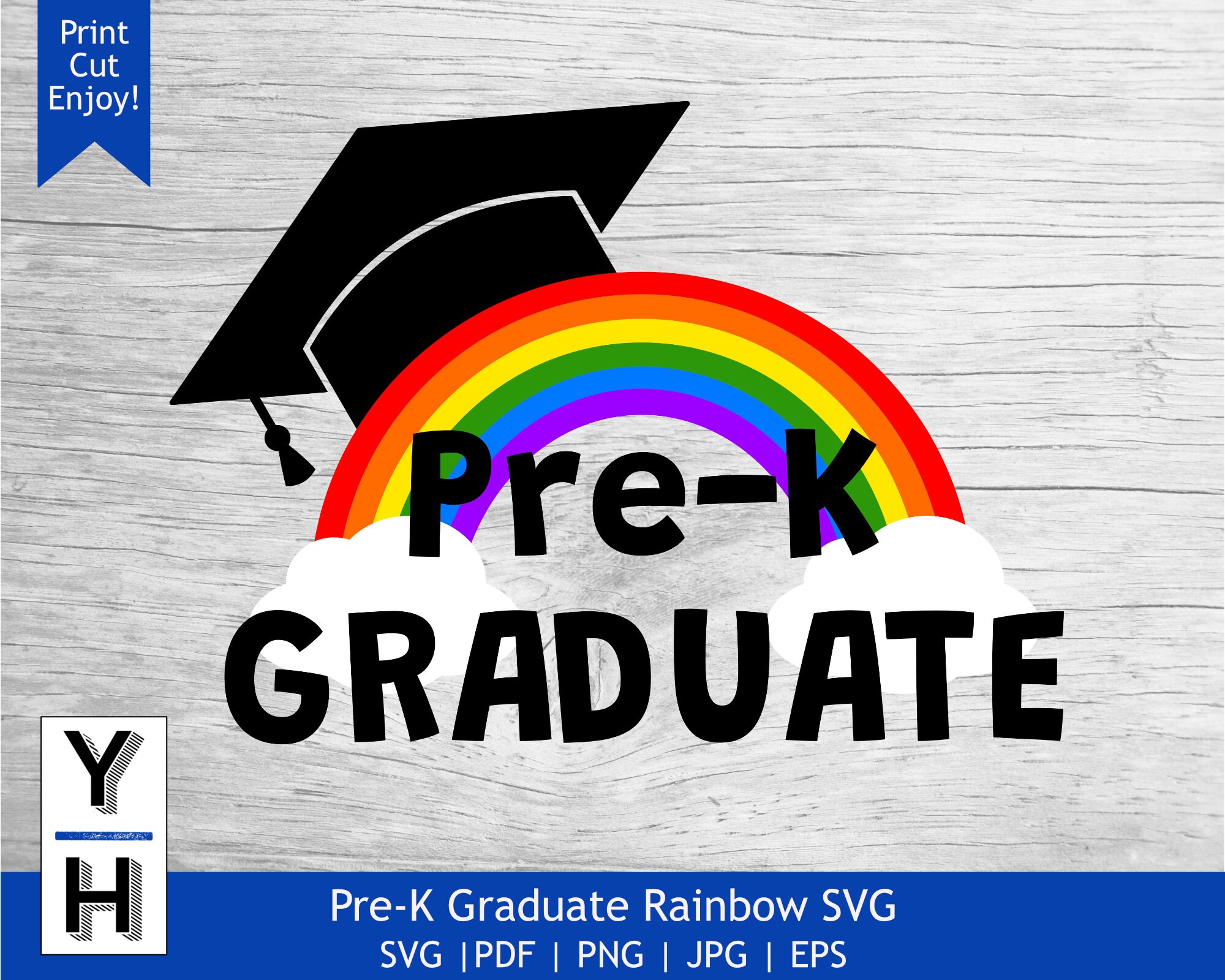 Pre-K Graduation SVG Preschool Graduate PNG Pre-K Grad | Etsy