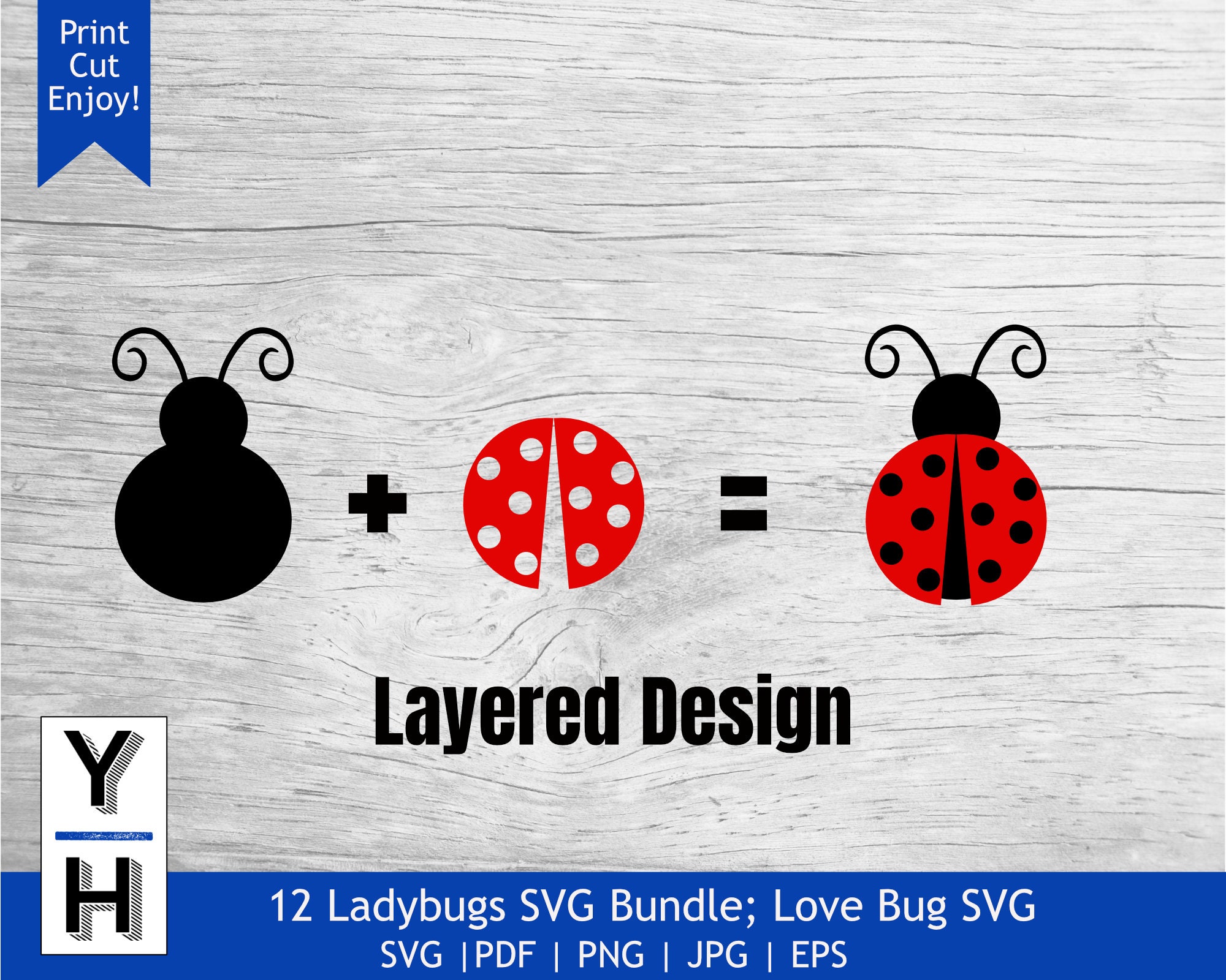 Ladybug SVG Bundle | Love Bug SVG | Ladybug PNG | Ladybug Clipart ...