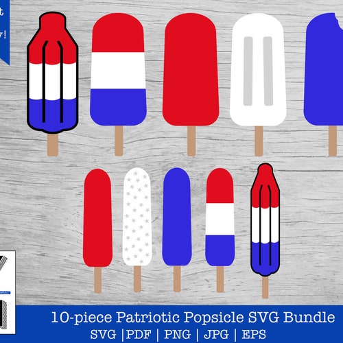 4th of july popsicle clipart