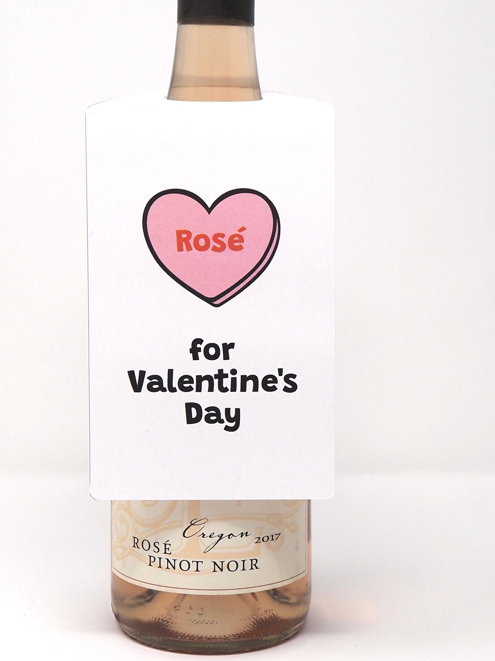 Set of 4 Printable Valentine's Day Wine Labels Valentine | Etsy