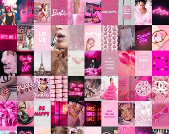 Pink Collage Kit Etsy With inspirational quotes and a boujee vibe! pink collage kit etsy