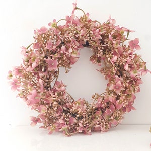 Pink Flower Door Wreath | Summer Wreath | Wall Decor | Door Decor