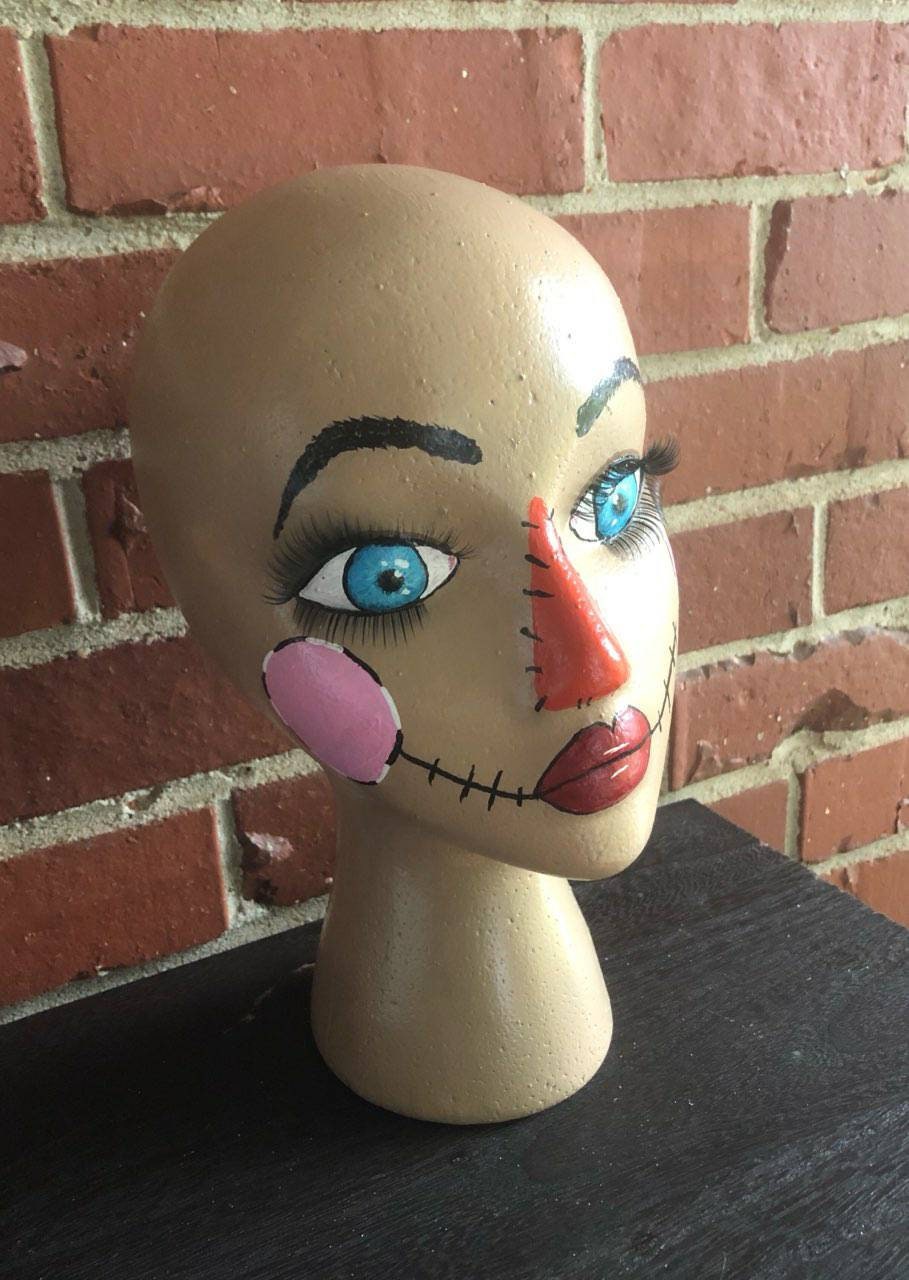 Painted mannequins heads Etsy
