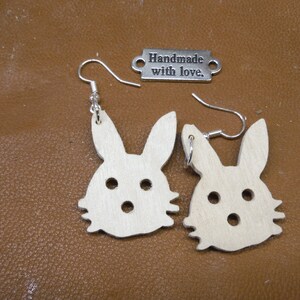 Hand made Easter Bunny Earrings #Z2