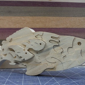 Fish Family 3-D puzzle #317