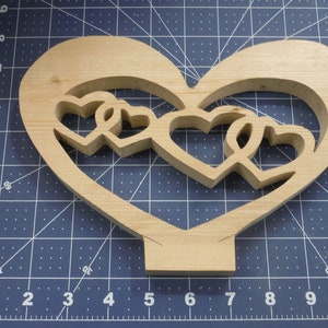 Family of Hearts Silhouette # 233