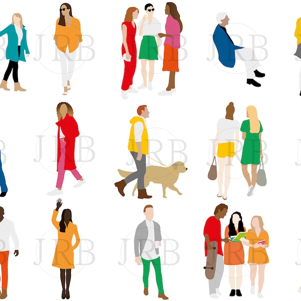 Bright Vector People Collection No.2 Non-Specific