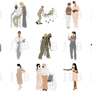 Neutral Vector People Collection No.4 Healthcare