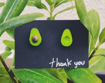 avocado earring