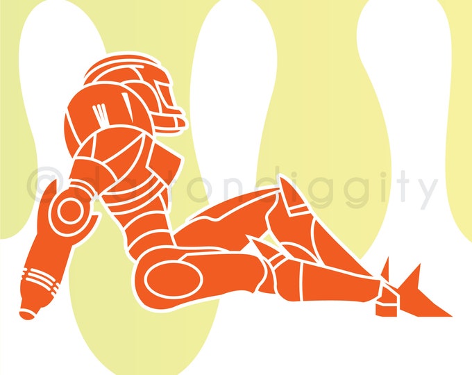 Samus Mudflap Vinyl Decal - Etsy