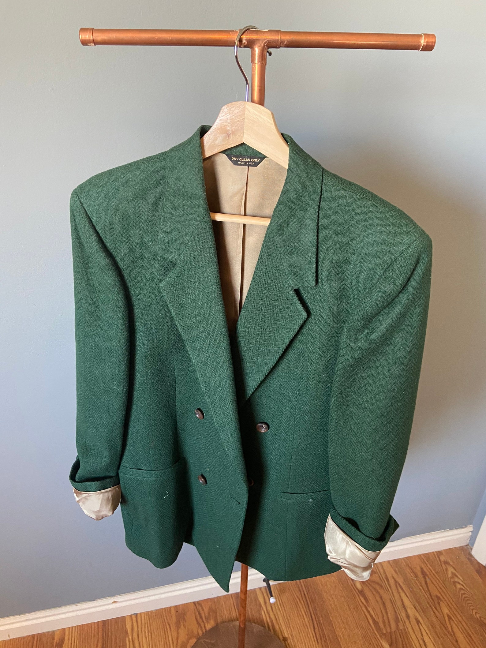 Vintage Nordstrom Green 1980s Blazer | Etsy