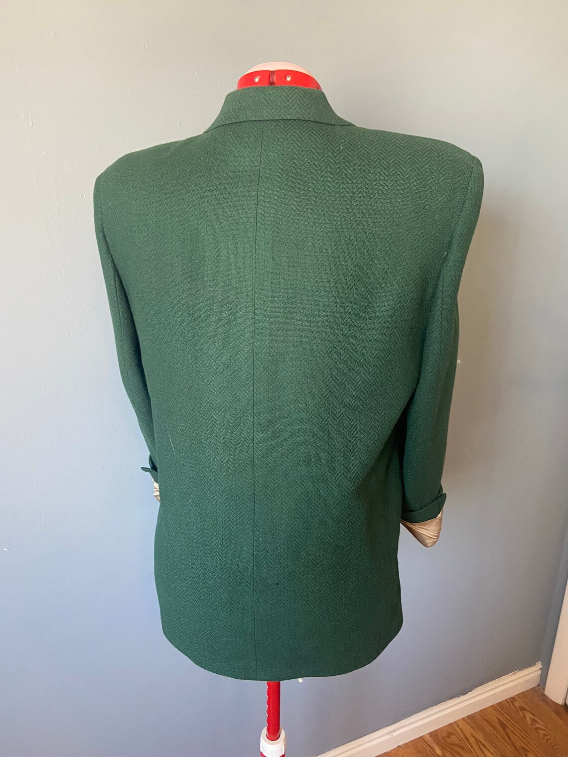 Vintage Nordstrom Green 1980s Blazer Etsy