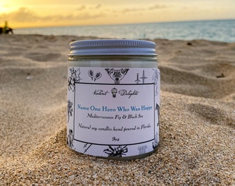 Name One Hero Who Was Happy (The Song of Achilles Inspired 9oz Soy Candle)| Bookish Candle | Booktok | Greek Mythology Gifts