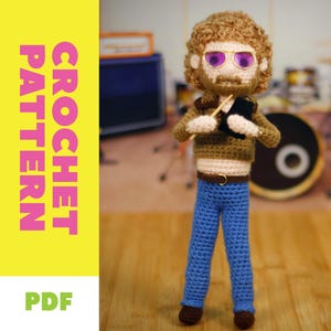 PATROON voor meer op een koebel geïnspireerde gehaakte amigurumipop - alleen patroon - ENGLISH - US Terms - snl.nl afbeelding 1