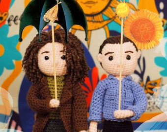 Tears For Fears Inspired Crochet Amigurumi Dolls - One of a Kind New Wave Music Figures - 80s 90s