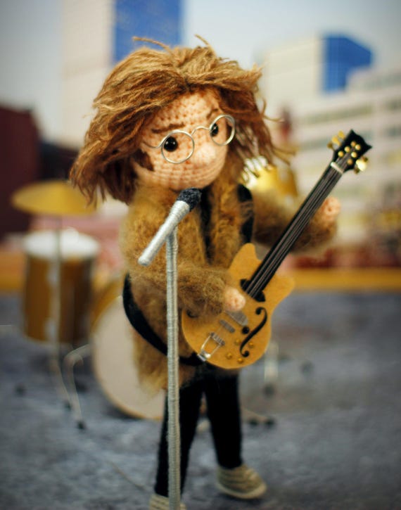 The Beatles Inspired Crochet Amigurumi Dolls - the Beatles - John