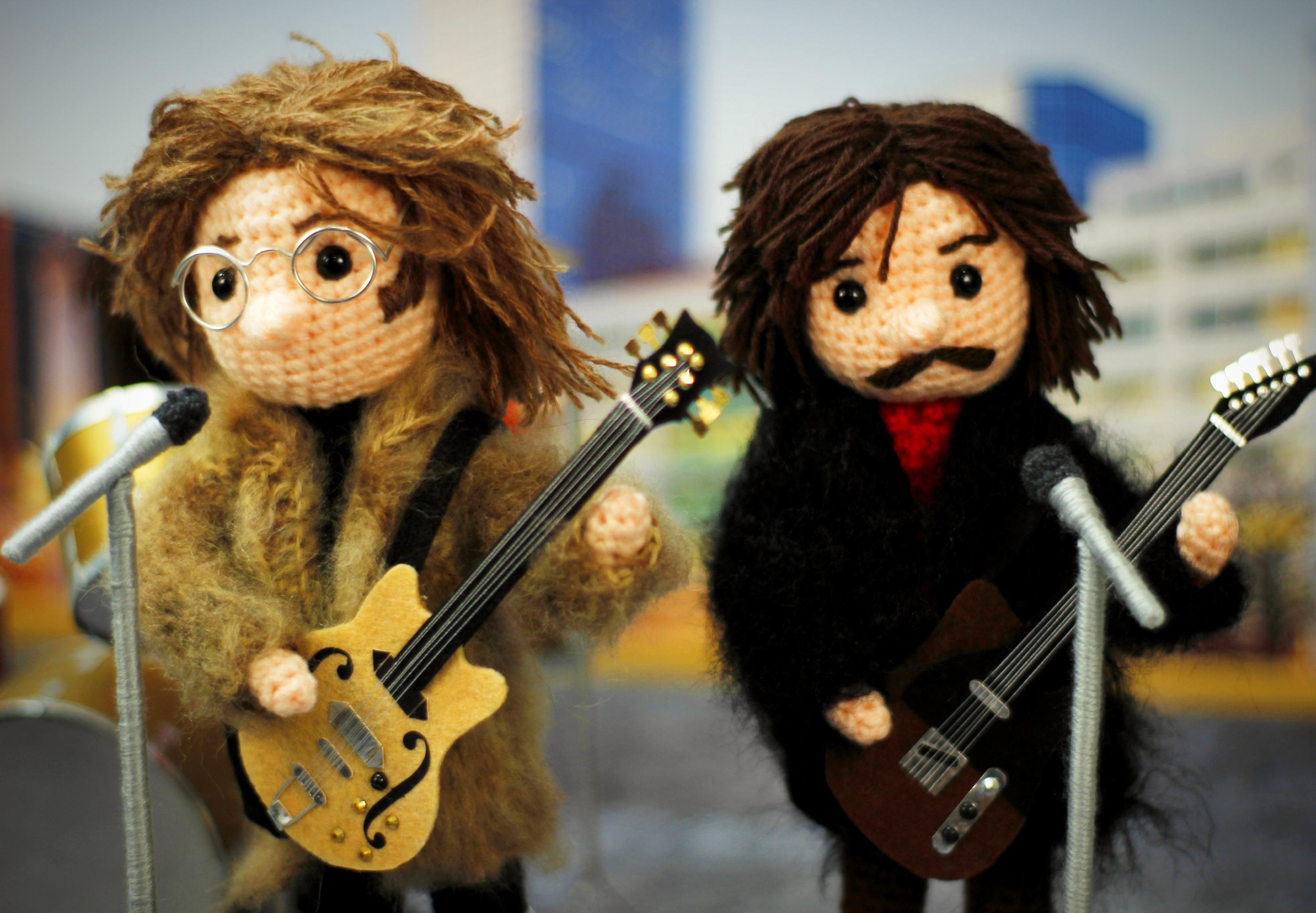 The Beatles Inspired Crochet Amigurumi Dolls - the Beatles - John
